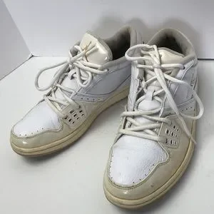 Nike Triple White Air Jordan 1 Low Cut Men\'s Sneakers 350610-105 Size 11 Nike Triple White Air Jordan 1 Low Cut 350610-105 Mens Size  main image 2